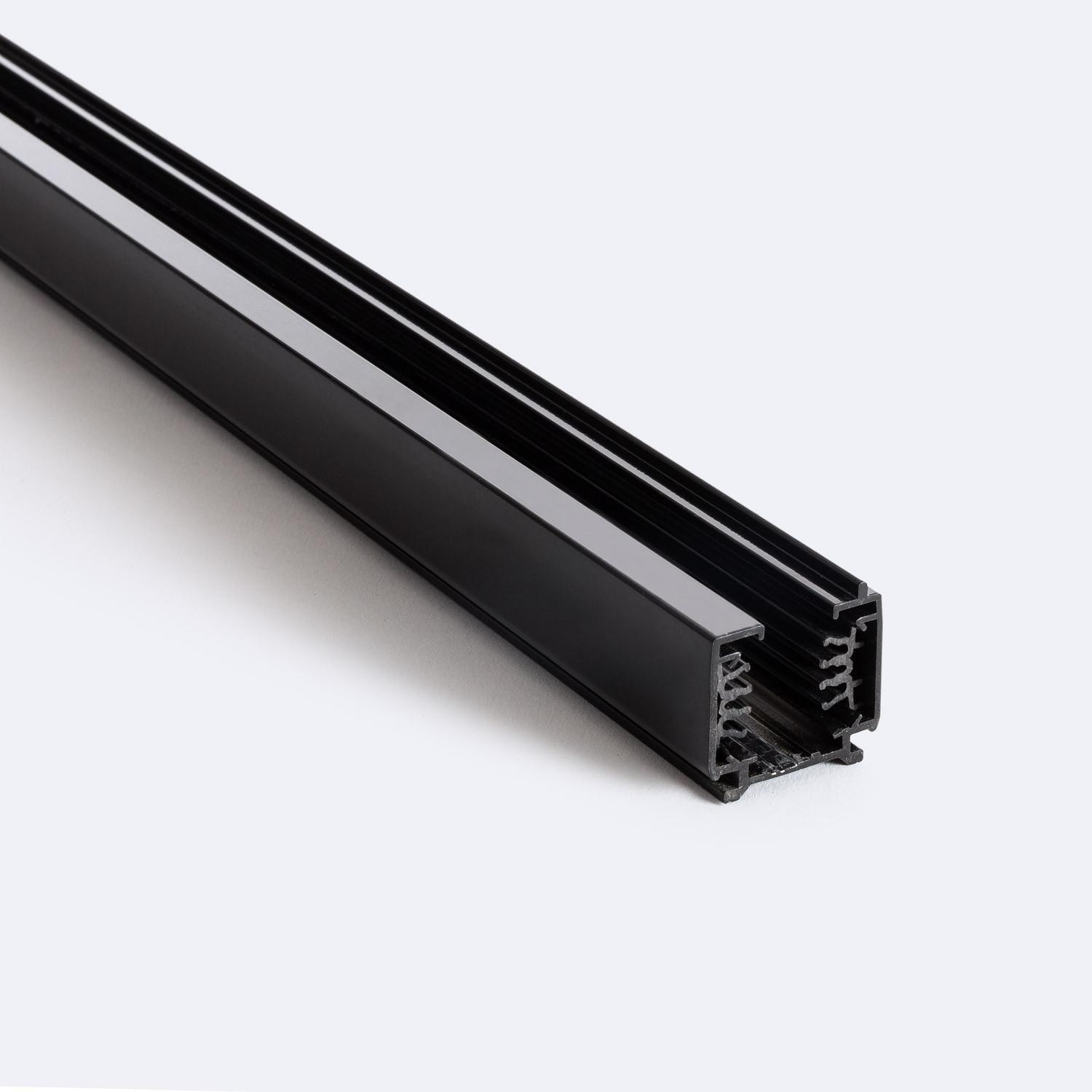 Rail Triphasé DALI pour Spots LED 1 Mètre Noir