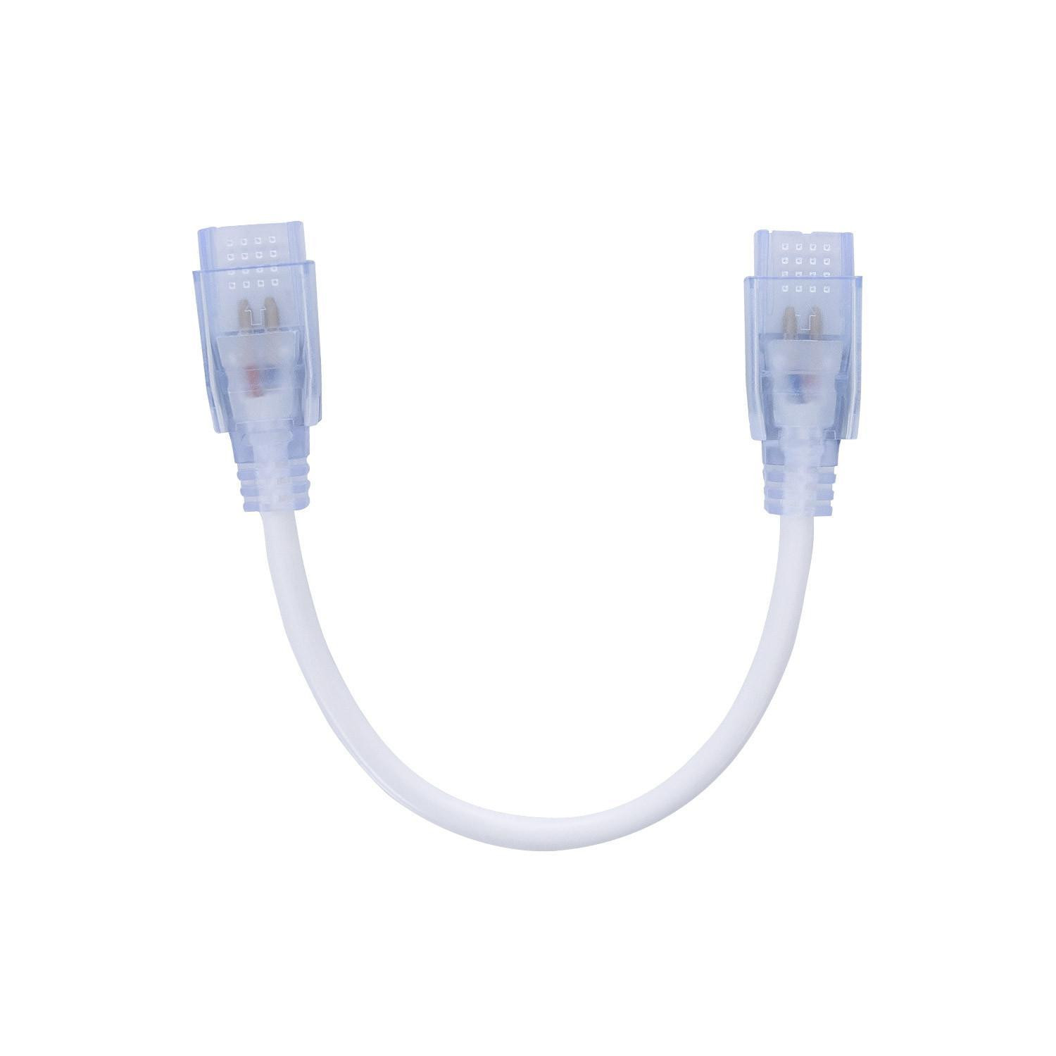 Connecteur de Jonction Ruban LED 220V AC SMD&COB Monochrome IP65 Largeur 12mm Blanc