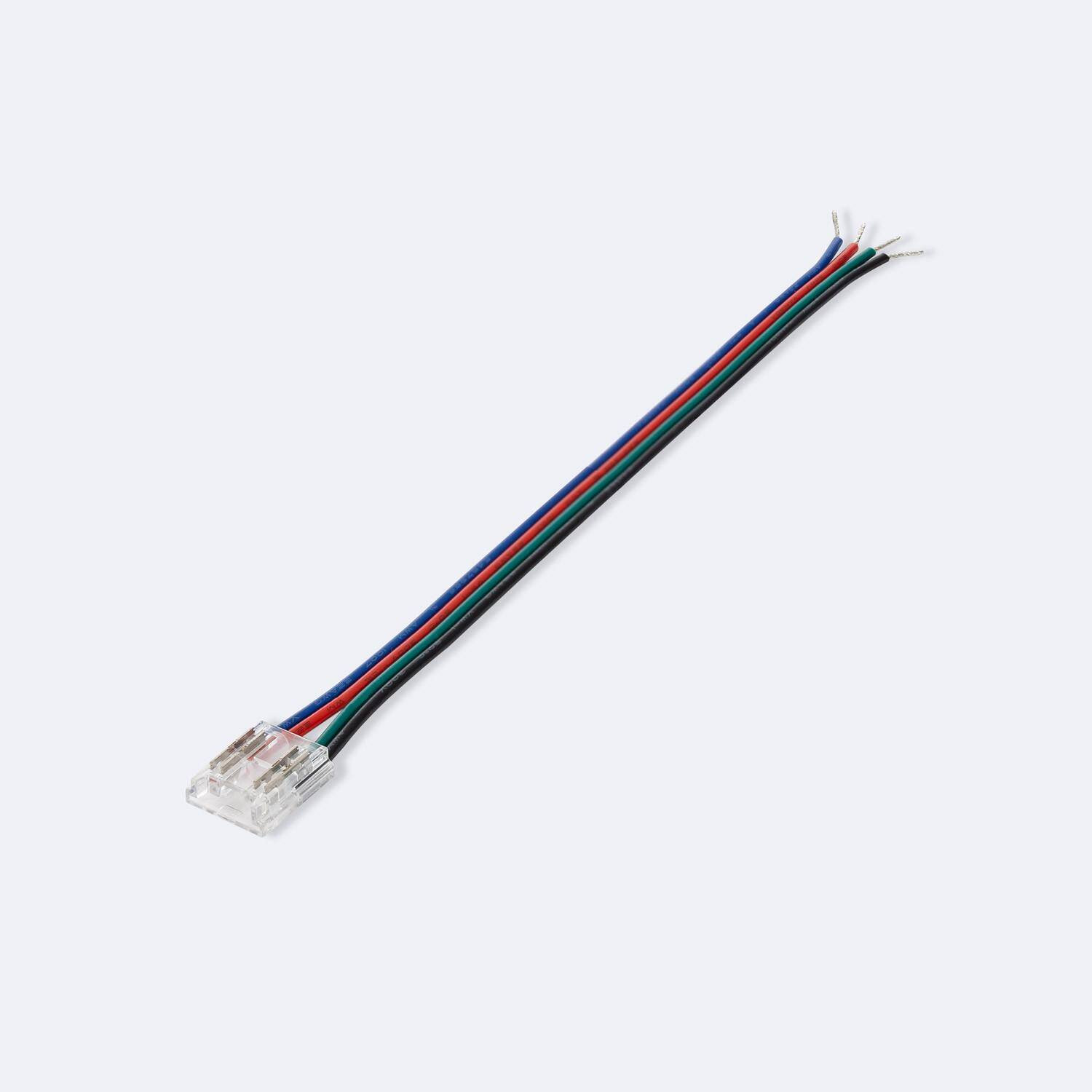 Connecteur câblé Ruban LED IC Digital SPI 24V DC COB Largeur 10mm 10mm