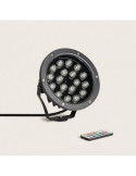 Spot Extérieur LED 18W RGB Colmar sur Piquet