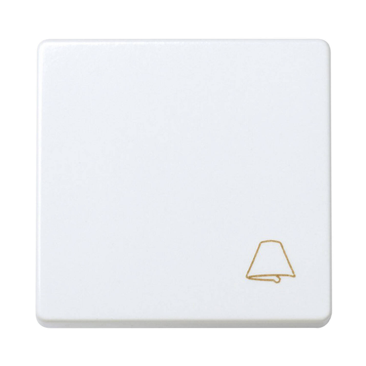 Bouton-Poussoir Simple avec Touche Sonnette SIMON 27 Play 27150 Blanc