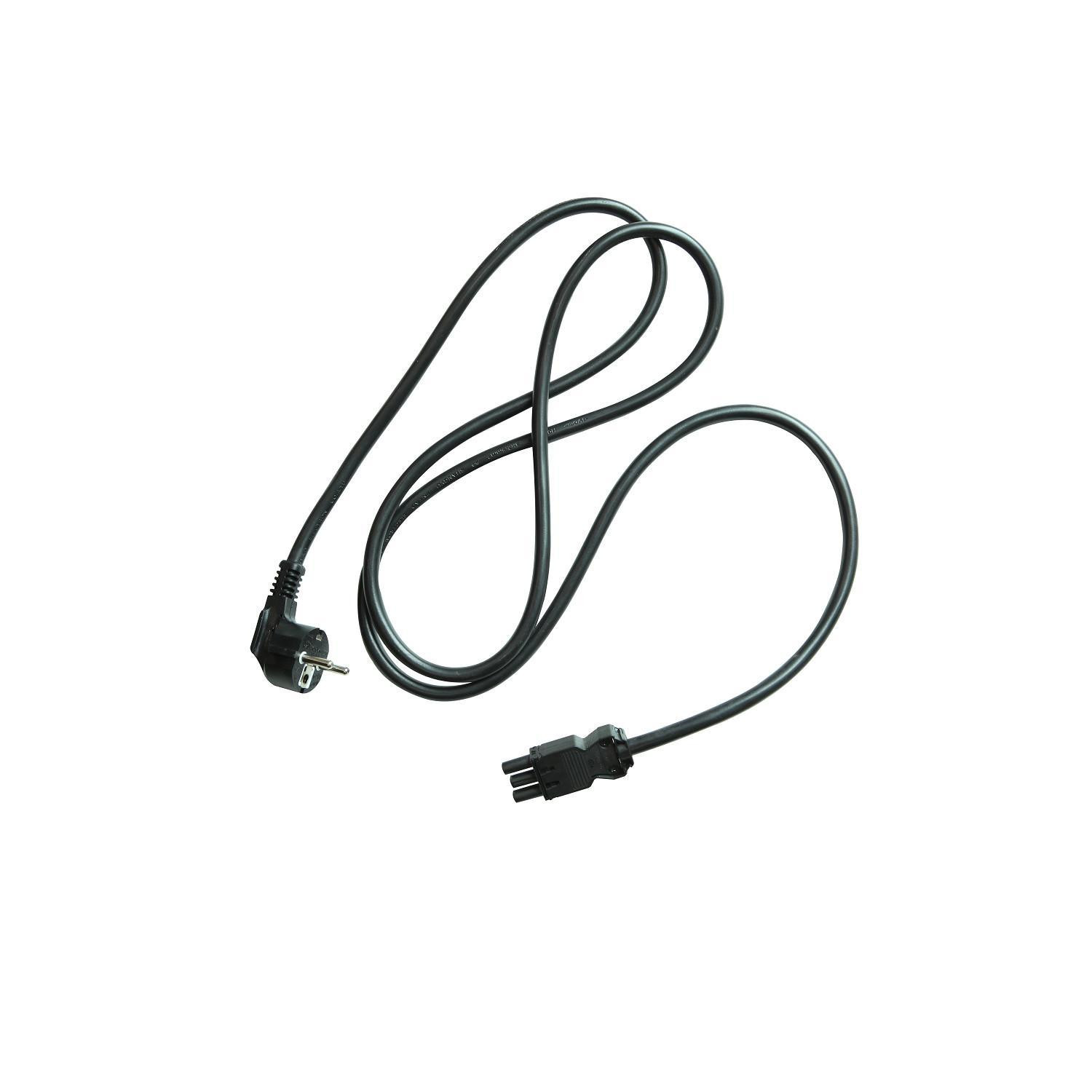 Câble GST18 3 Pôles Mâle pour Prise Type F de 3m Noir