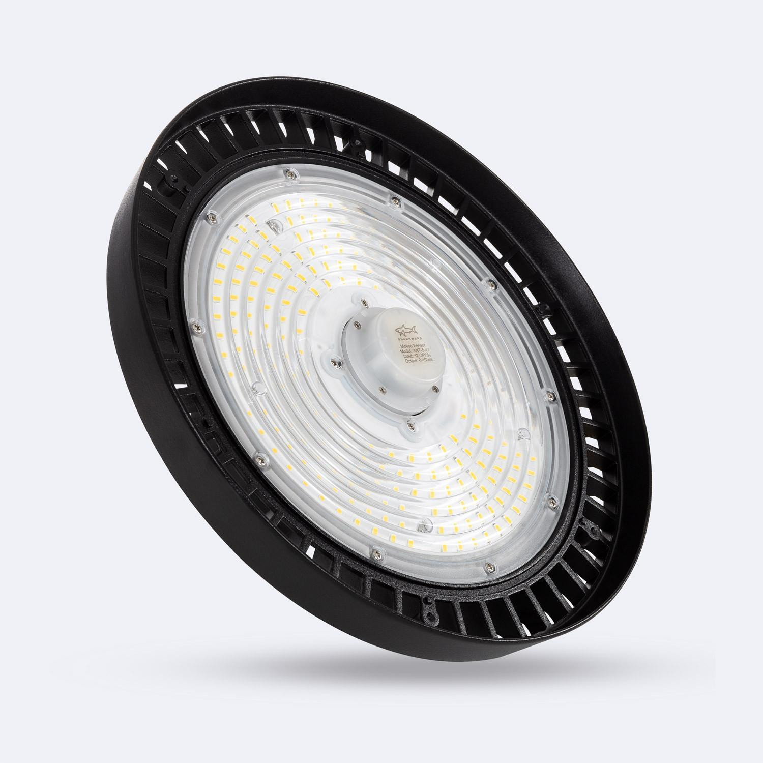 Cloche LED Industrielle UFO 200W 170lm/W LIFUD SMART Détecteur de Présence Blanc froid 5000K Détecteur de mouvement RADAR