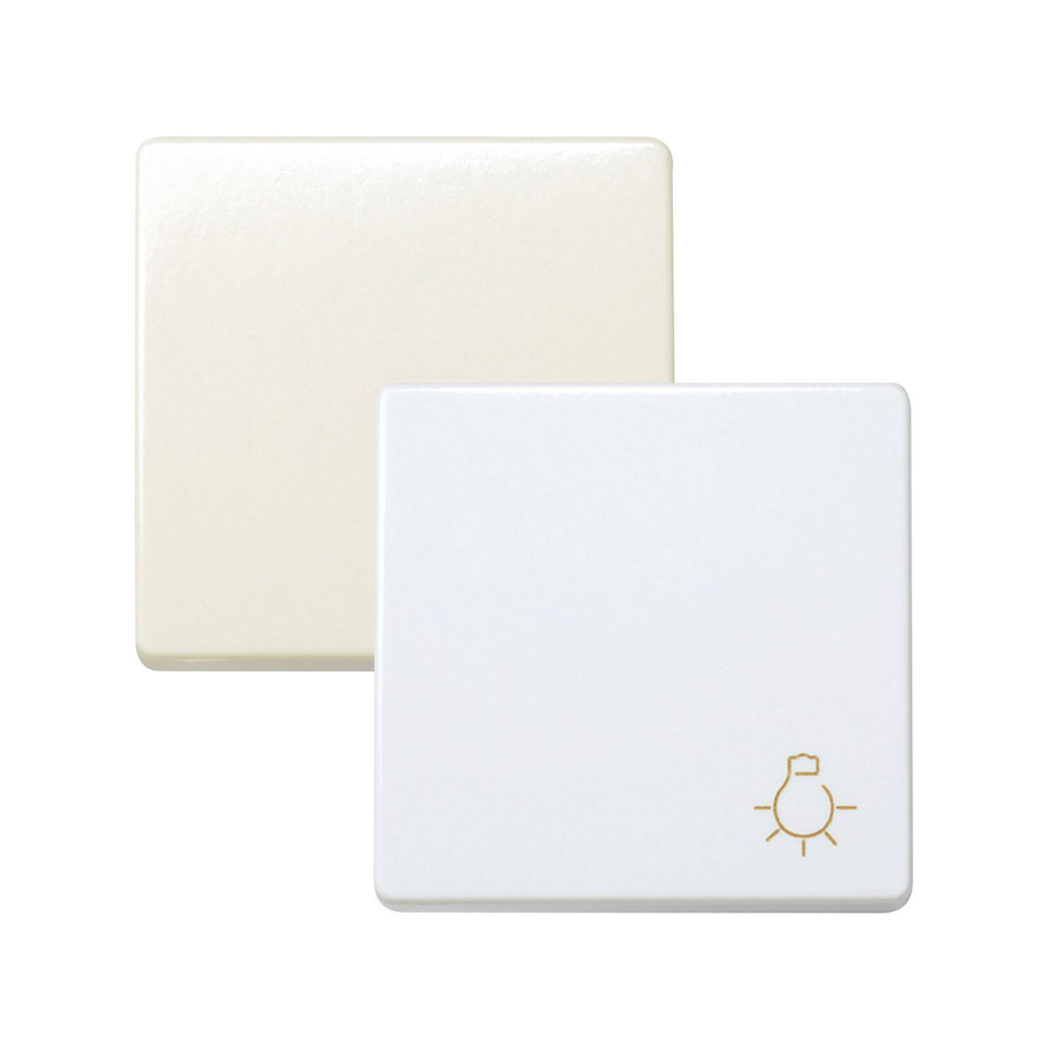 Bouton-Poussoir Simple avec Voyant SIMON 27 Play 27151 Blanc