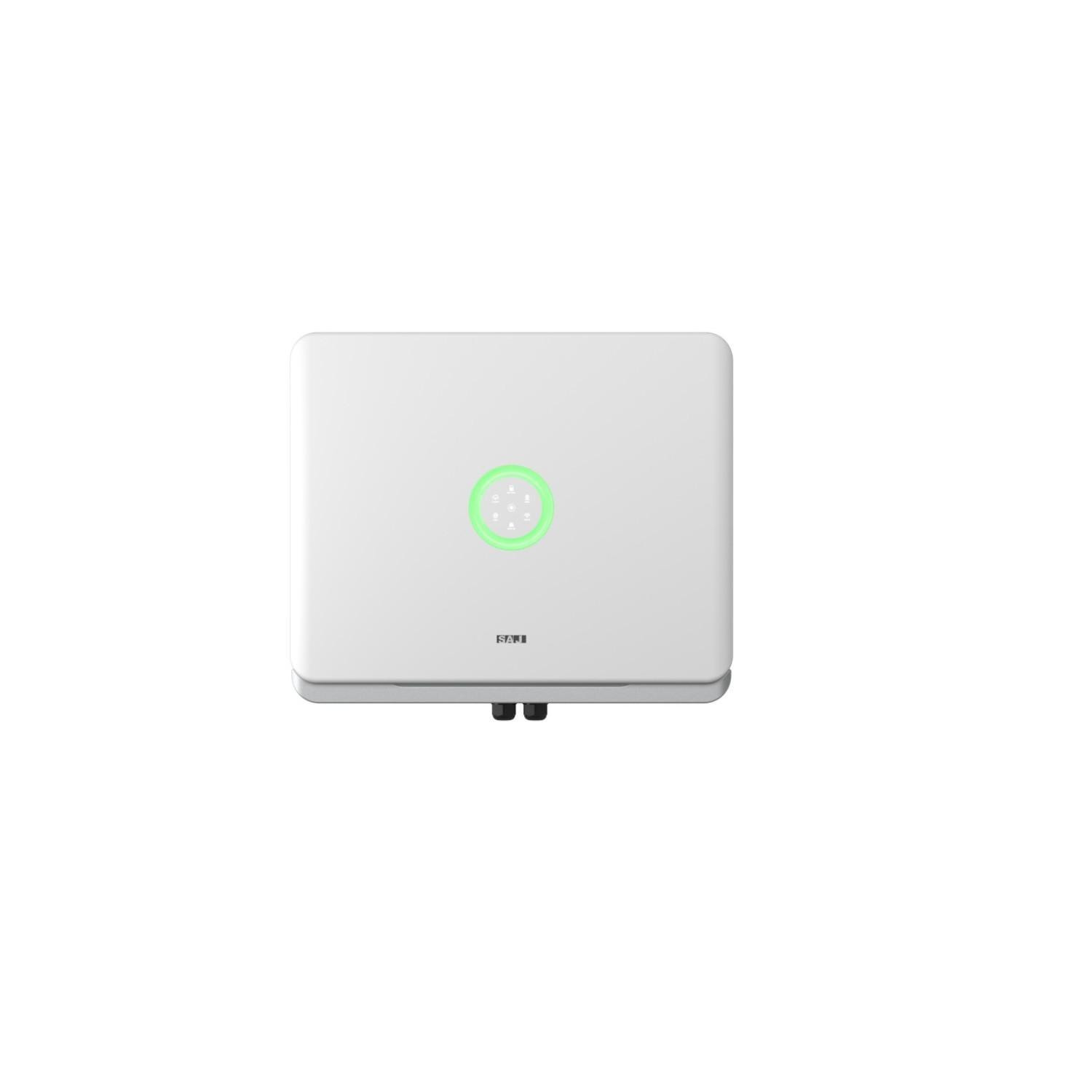 Onduleur Solaire Hybride Triphasé SAJ H2 Chargeur de Batteries PYLONTECH Haute Tension avec Injection au Réseau v29345