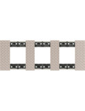 Platine de Finition 2 x 3 Modules IMD BTicino Living Now KA4802M3M_
