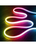 Ruban néon LED sur mesure RGB 24V DC 120LED/m IP65 coupe tous les 5 cm