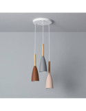 Suspension Métal et Bois Rain