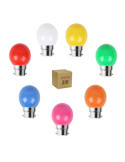 Pack 20 Ampoules LED B22 3W 240 lm G45 Monochrome
