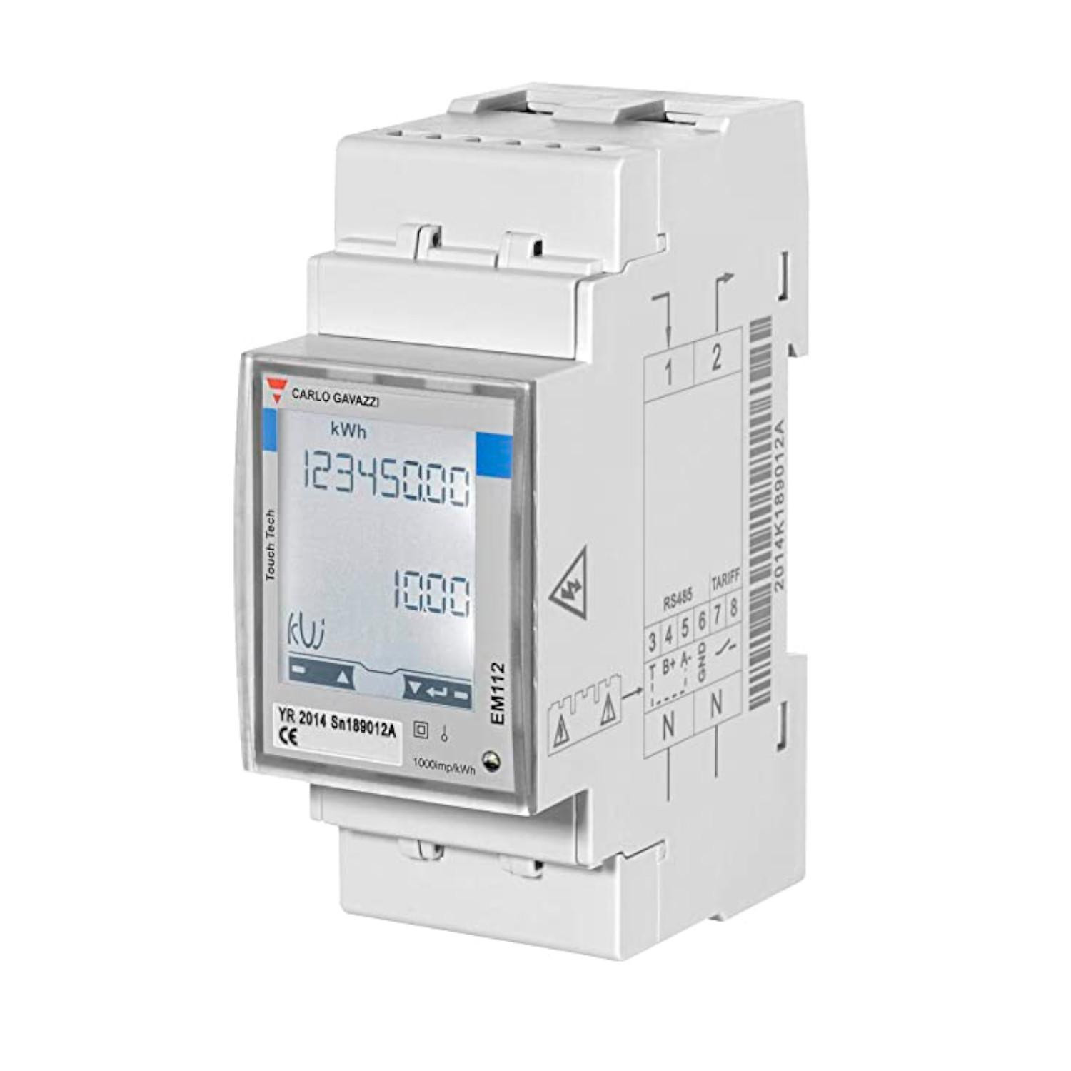 Compteur d'Énergie Monophasé Power Boost pour Véhicules Électriques Wattmètre 100A WALLBOX 7.4W