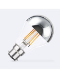 Ampoule Filament LED B22 8W 800 lm A60 Regulable Chrome Reflect