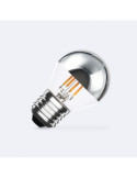 Ampoule Filament LED E27 4W 400 lm G45 Chrome Reflect