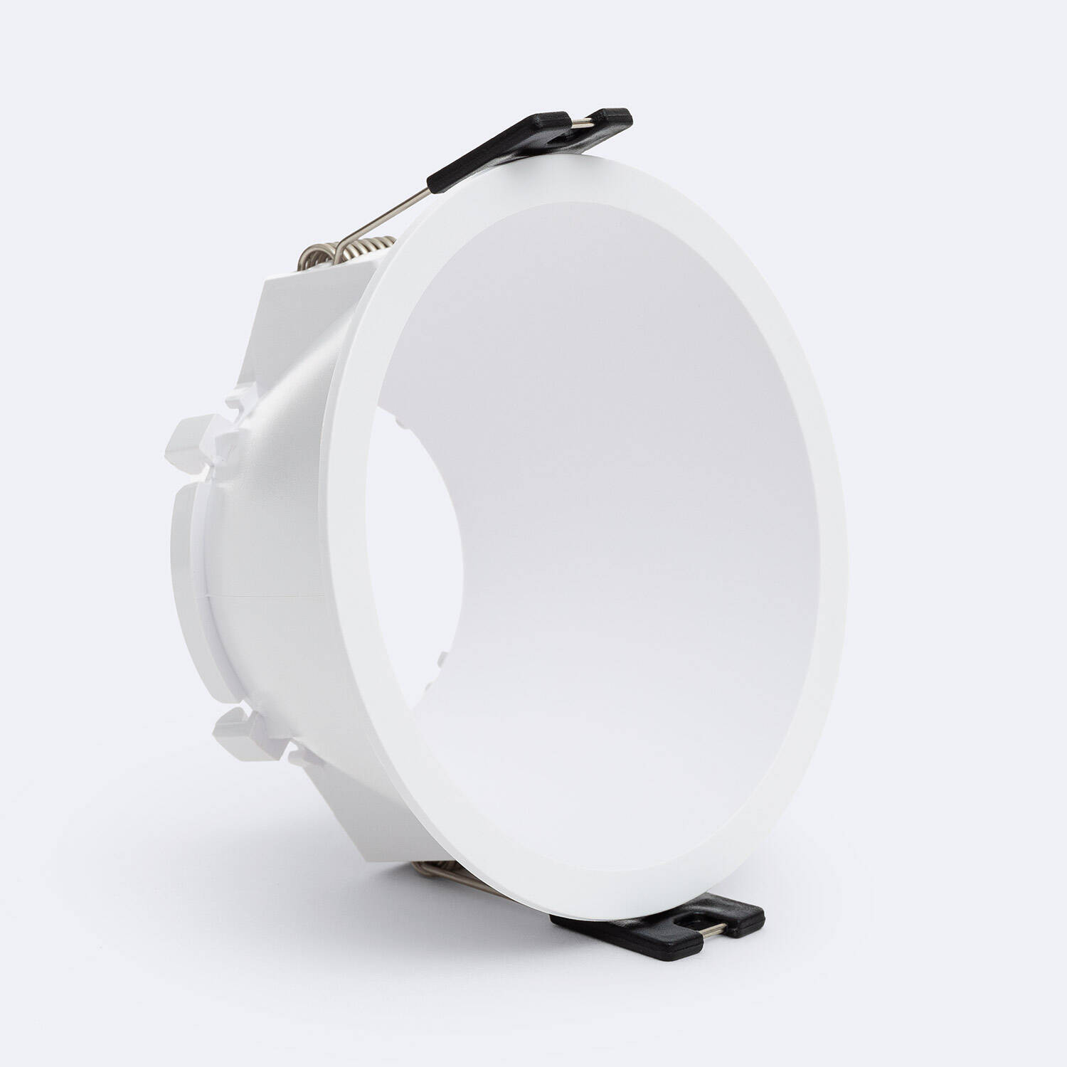 Collerette Downlight Conique Reflect pour Ampoule LED GU10/GU5.3 Coupe Ø 85mm Blanc