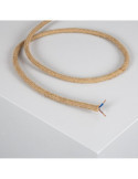 Câble Électrique Textile Naturel Cáñamo