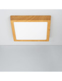 Plafonnier LED 18W Carré Aluminium  210x210 mm Slim CCT Sélectionnable Galán SwitchDimm