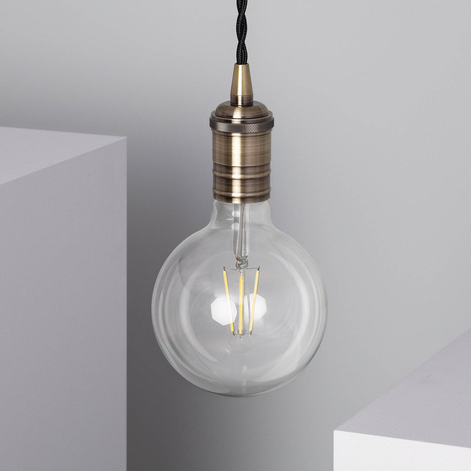 Suspension Métal Sinatra Bronze