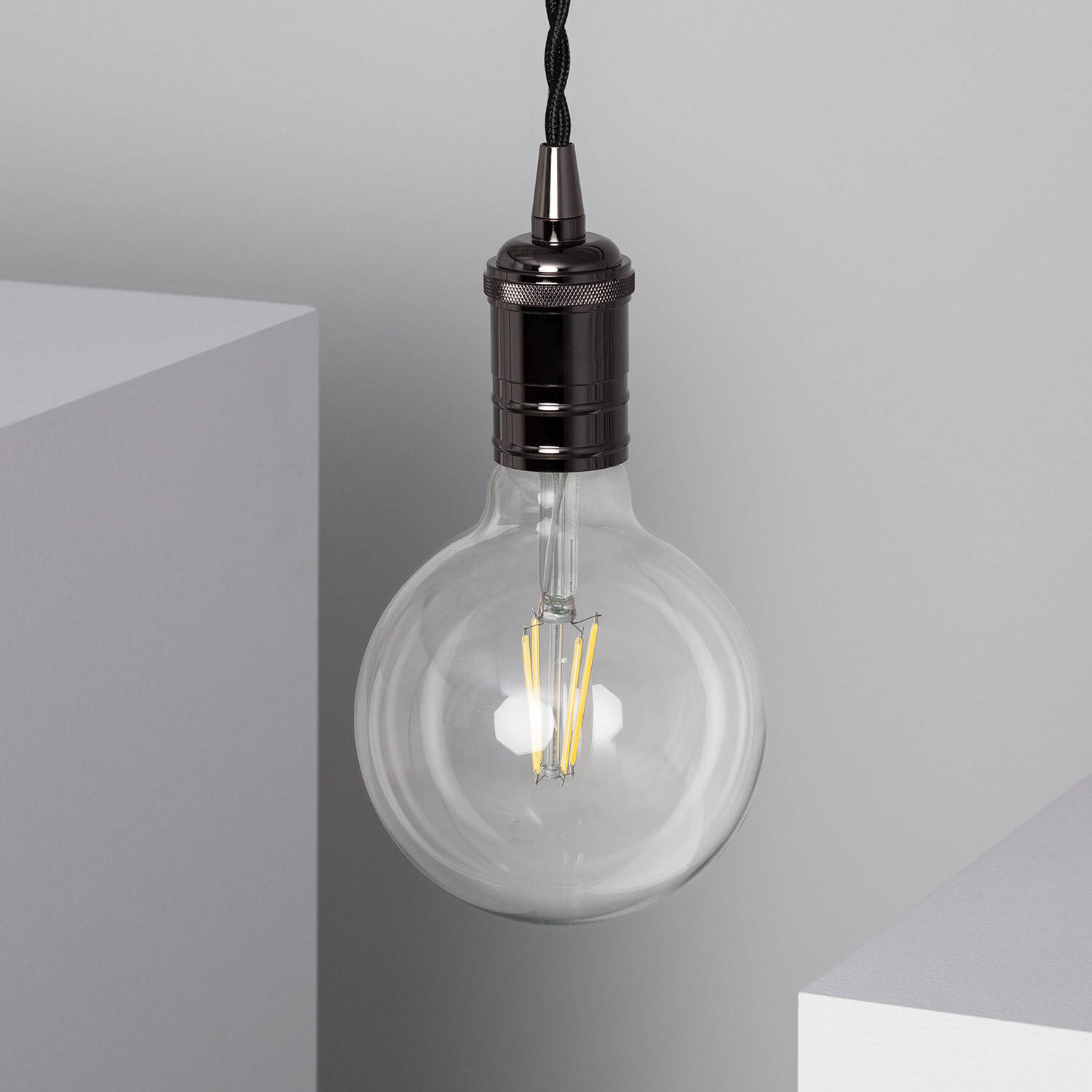 Suspension Métal Sinatra Noir