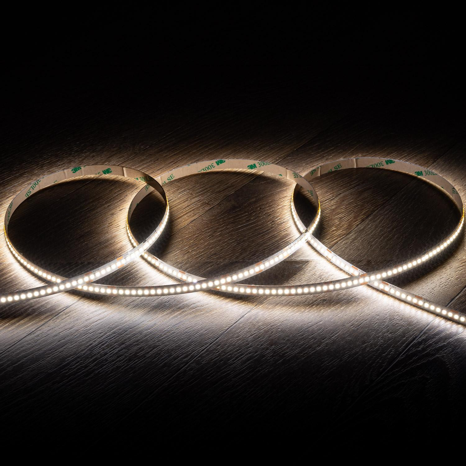 Ruban LED SMD2022 24V DC 252LED/m 5m IP20 CRI90 Largeur 8mm FreeCut Blanc neutre 4000K