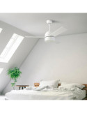 Ventilador de Techo Embat Niquel Madera LED 33W DC LEDS-C4 30-8000-81-F9