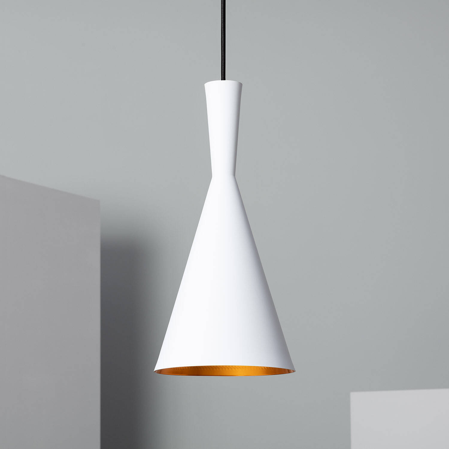 Suspension Métal Lennon Blanc