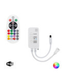 Contrôleur Variateur Wi-Fi pour Ruban LED RGBIC Numérique SPI 12-24V DC avec Télécommande IR