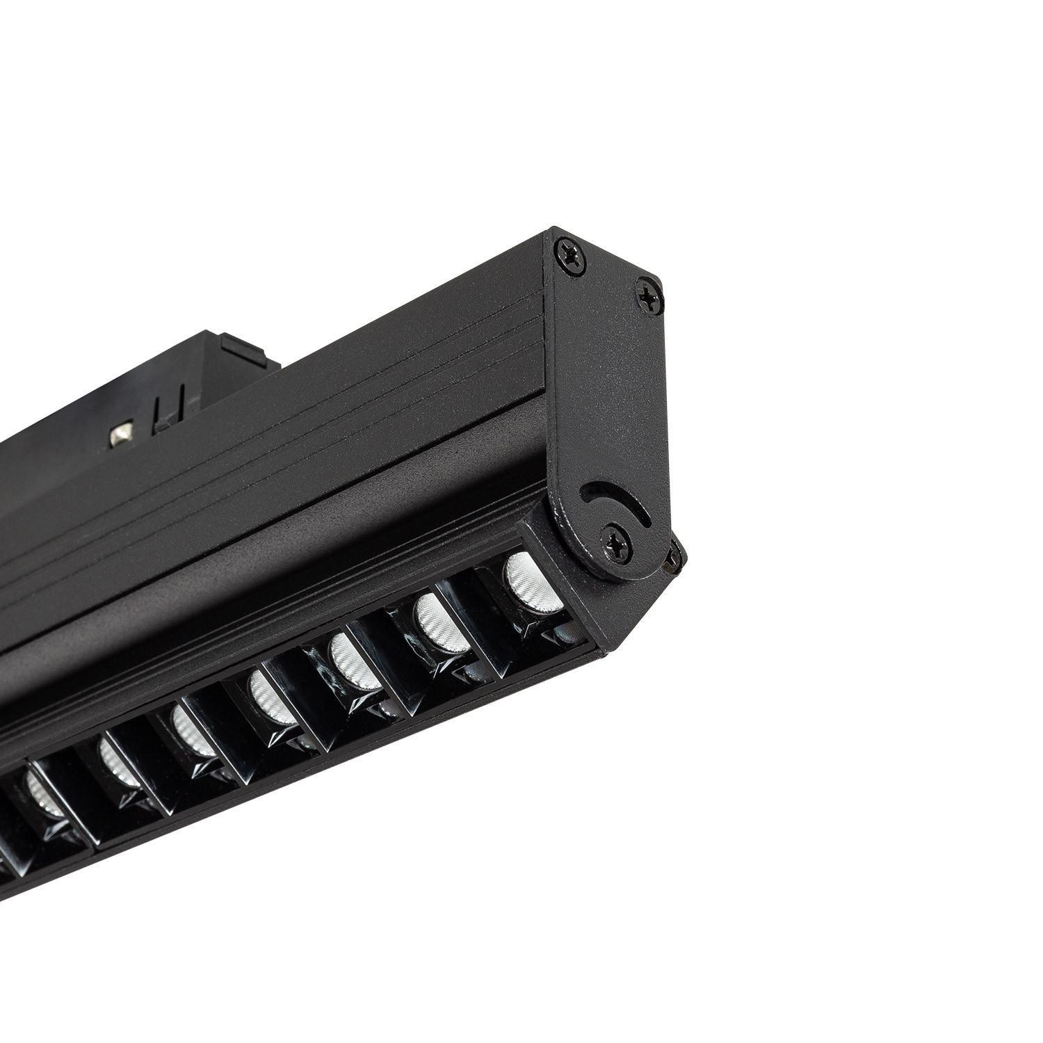 Spot Linéaire LED sur Rail Magnétique 20mm Orientable 15W 48V Blanc chaud 3000K