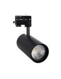 Spot LED sur Rail Triphasé 40W d'Angelo CCT PHILIPS Xitanium 15-36º Frost Noir