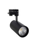 Spot LED sur Rail Triphasé 40W d'Angelo CCT PHILIPS Xitanium 15-36º Frost Noir