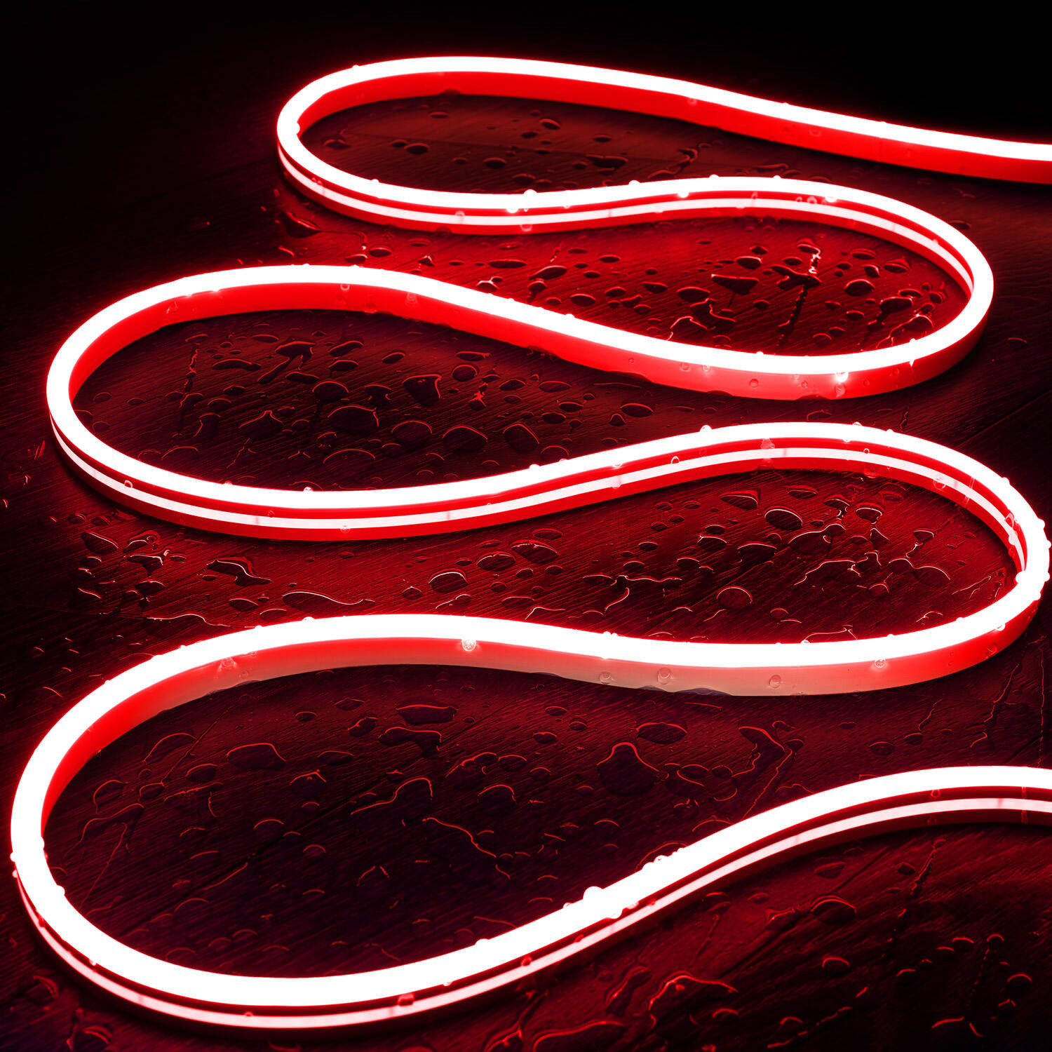 Gaine LED Néon 24V DC NFLEX6 FreeCut IP65 9m Rouge