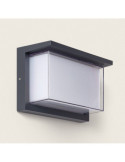 Applique murale extérieur LED à double diffuseur sélectionnable Valorian 12 W en aluminium CCT