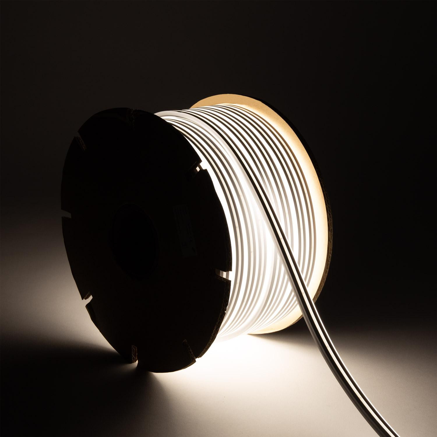 Bobine Gaine Néon LED 48V DC NFLEX6 50 Mètres IP65 Coupe tous les 5cm Blanc neutre