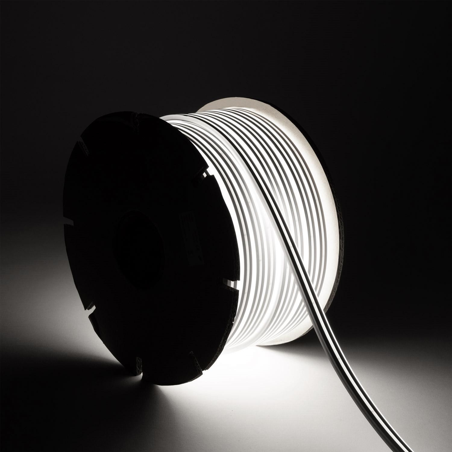 Bobine Gaine Néon LED 48V DC NFLEX6 50 Mètres IP65 Coupe tous les 5cm Blanc froid