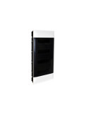 Boîte d'Encastrement Practibox S pour Cloisons Conventionnelles Porte Transparente 4x12 Modules LEGRAND 135054