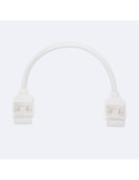 Connecteur Hippo Double avec Câble pour Ruban LED Auto-Redressement 220V AC SMD Silicone Flex Largeur 12mm