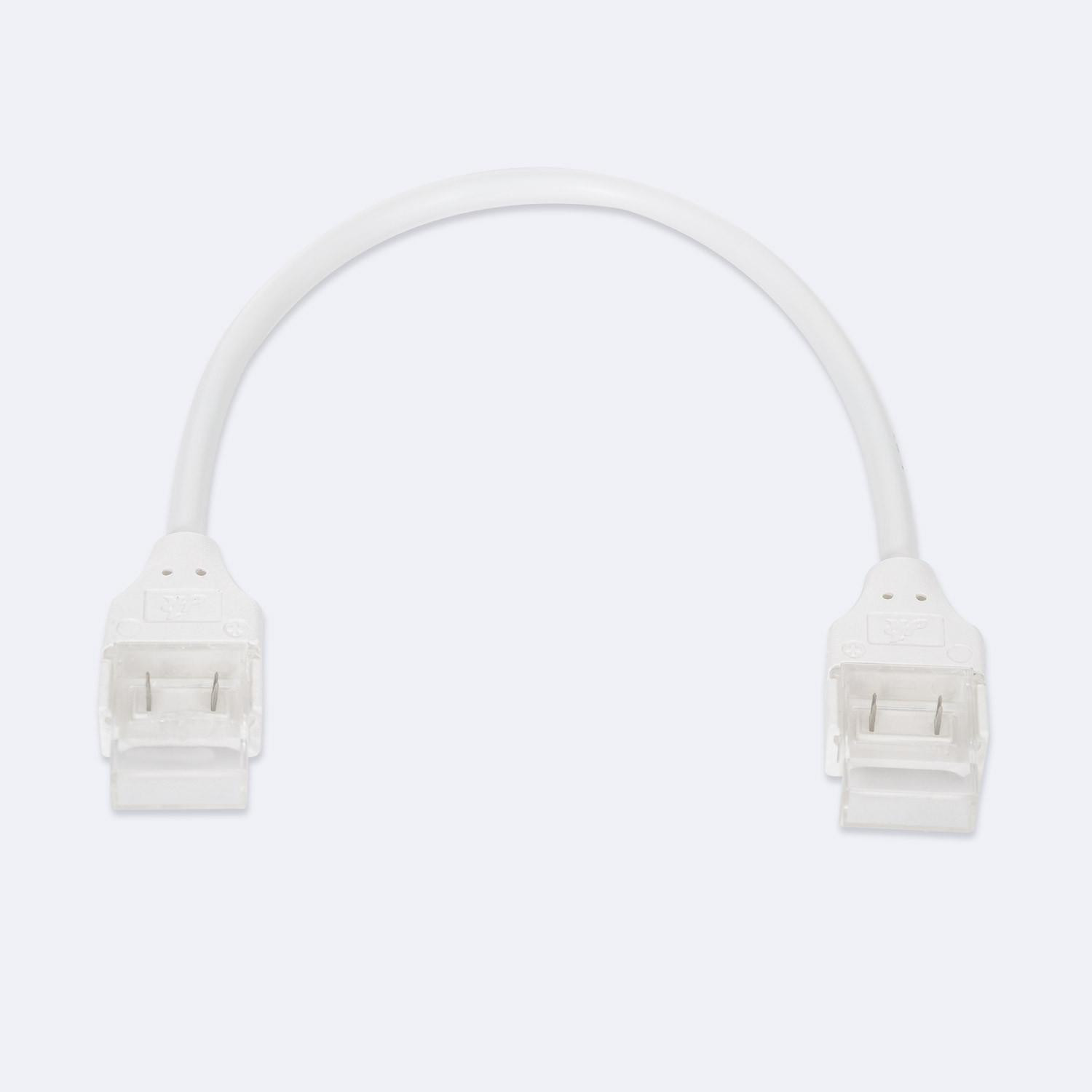 Connecteur Hippo Double avec Câble pour Ruban LED Auto-Redressement 220V AC SMD Silicone Flex Largeur 12mm 12mm