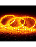 Ruban LED 220V SMD2835 60LED/m Orange IP65 Largeur 12mm Coupe tous les 100cm