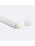 Tube Silicone Semi-Circulaire LED Flex Encastré pour Ruban jusqu'à 11 mm BL1513