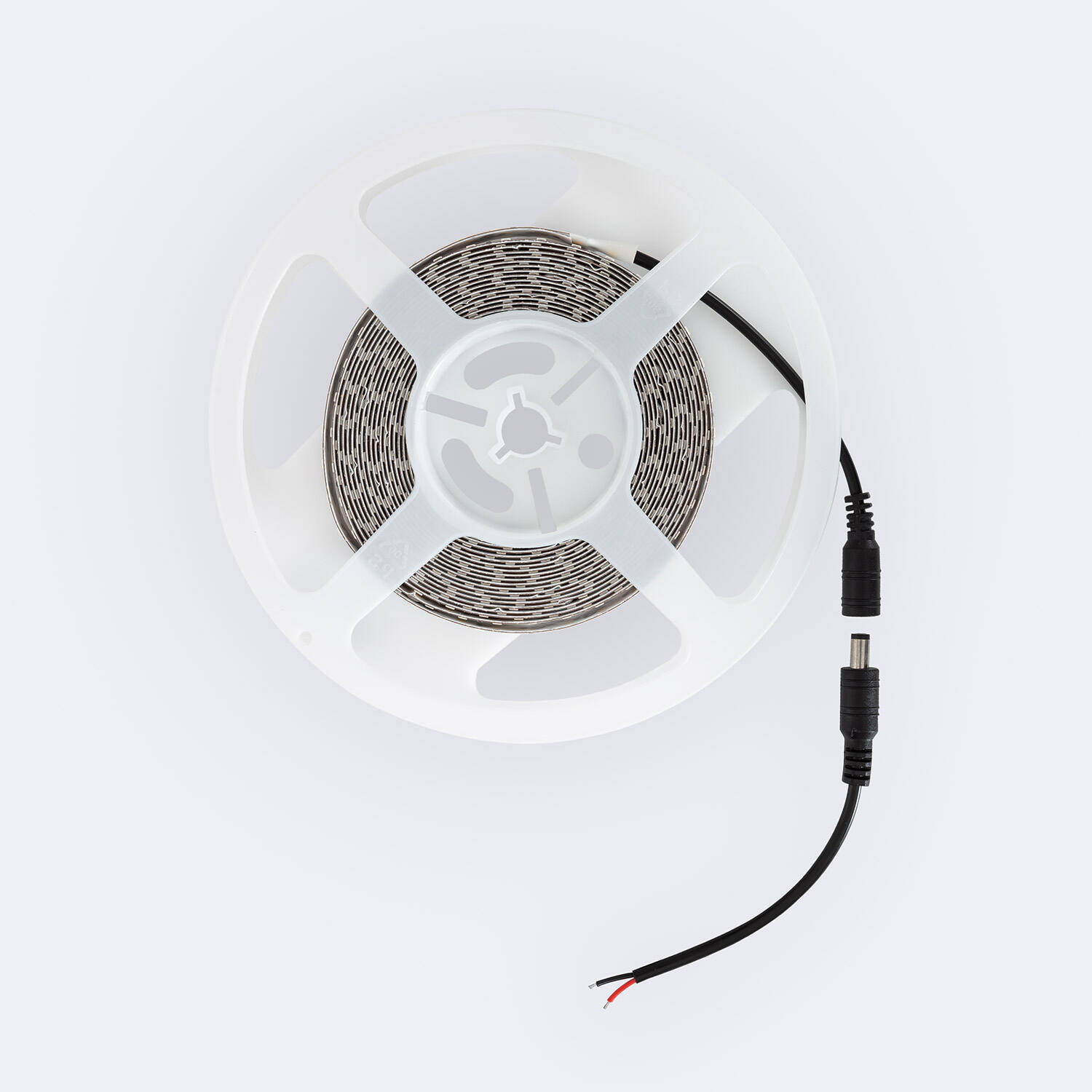 Ruban LED Double 12V DC 204LED/m 5m IP20 Largeur 14mm Coupe tous les 3cm Blanc neutre 4000K