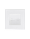 Va-et-Vient Tactile Double avec Plaque Crystal Modern