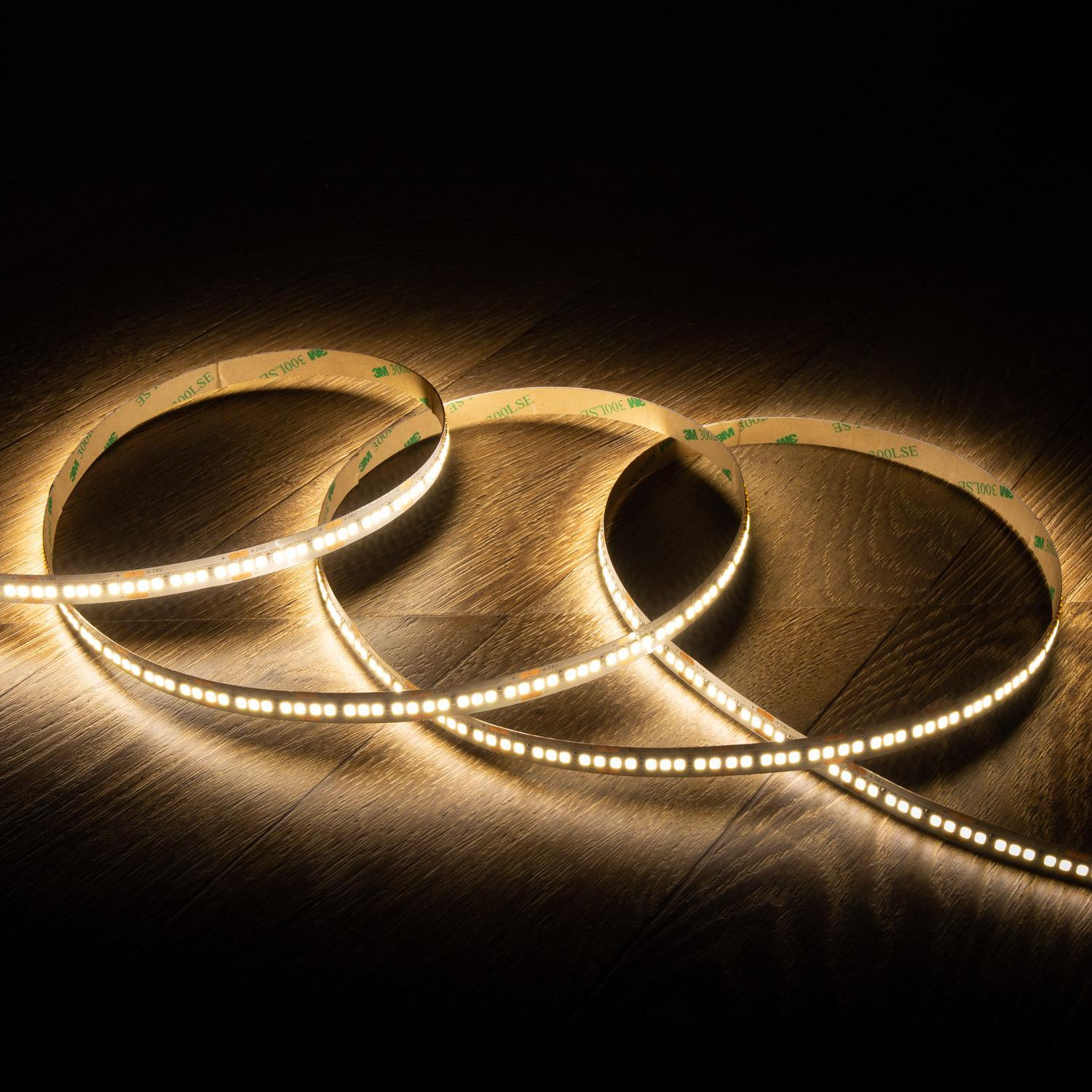 Ruban LED 24V DC SMD2835 238LED/m 5m IP20 High Lumen 4000lm/m Largeur 10mm Coupe 3cm Blanc neutre 4000K