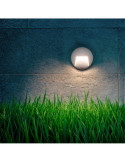Balise LED Extérieure 3W En Saillie au Mur Ronde Nilsa Blanche