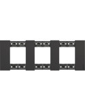 Platine de Finition 2 x 3 Modules BTicino Living Now KA4802M3K_