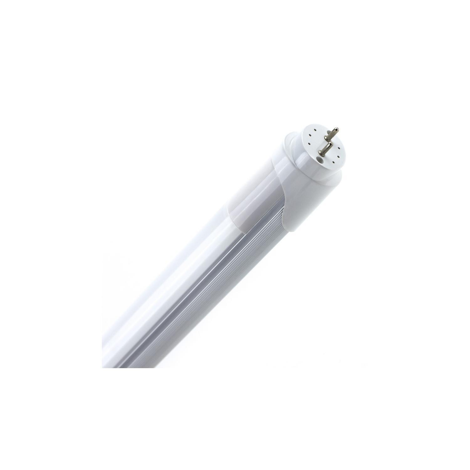 Tube LED 120cm T8 G13 Aluminium avec détecteur de Mouvement et éclairage de sécurité Connexion Latérale 18W 100lm/W v31286