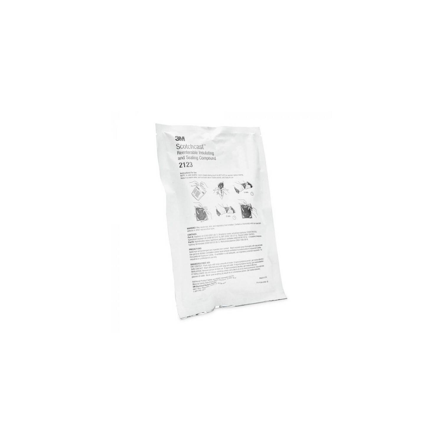 Résine Démontable IP68 3M™ Scotch® 2123 D 600gr 3M-7000006197 Blanc