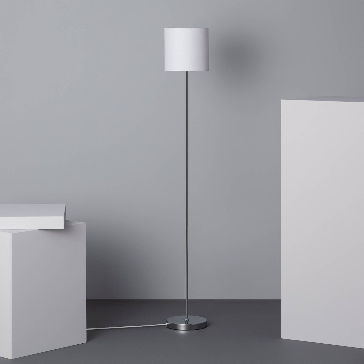 Lampadaire Métal Pangiri WiFi avec Variateur Blanc