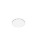 Plafonnier LED PHILIPS Extra-Plat Blanc IP44 15W Variation par Paliers 3 Niveaux CL550