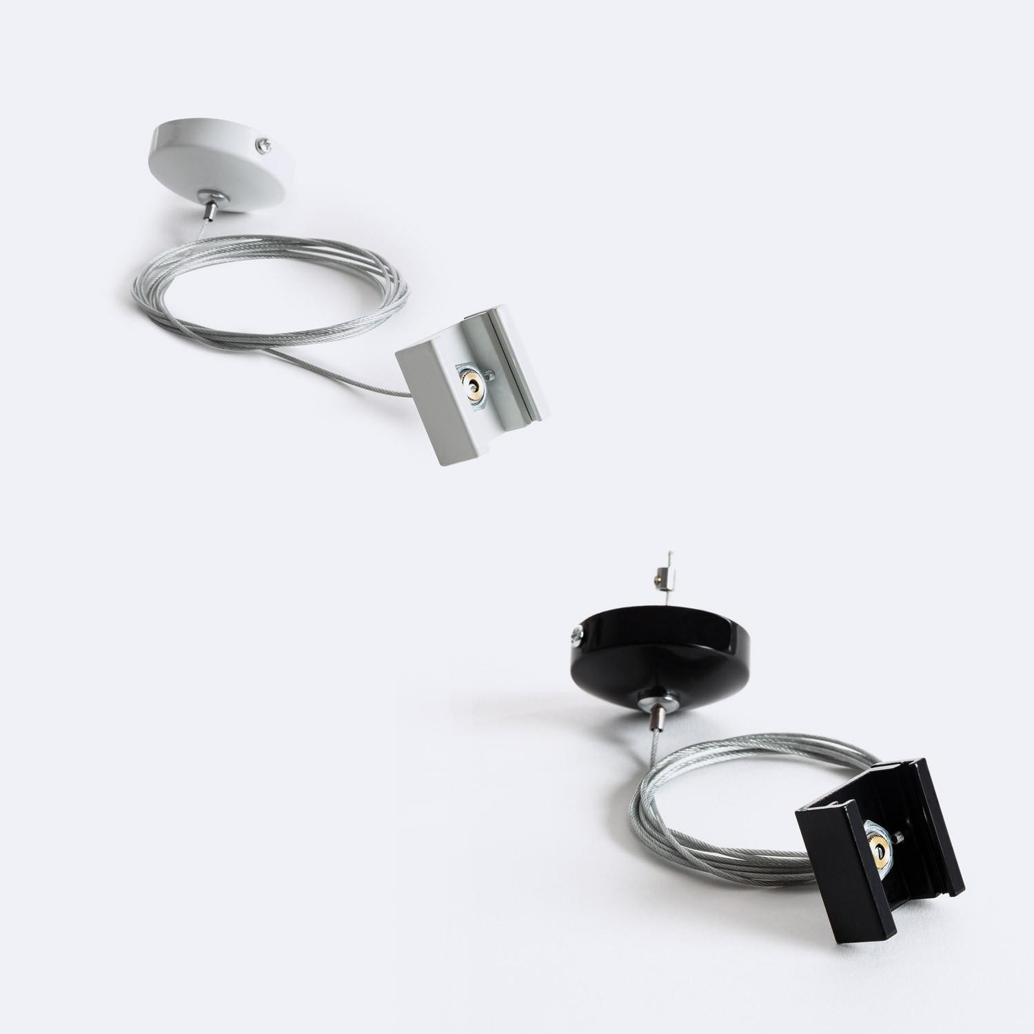Kit de Suspensión pour Rail Triphasé DALI Blanc