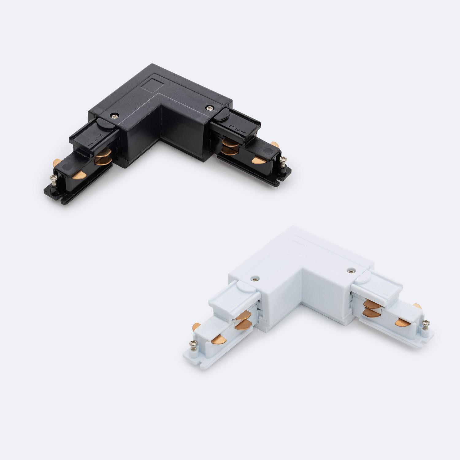 Connecteur Left Side Type L pour Rail Triphasé DALI Noir