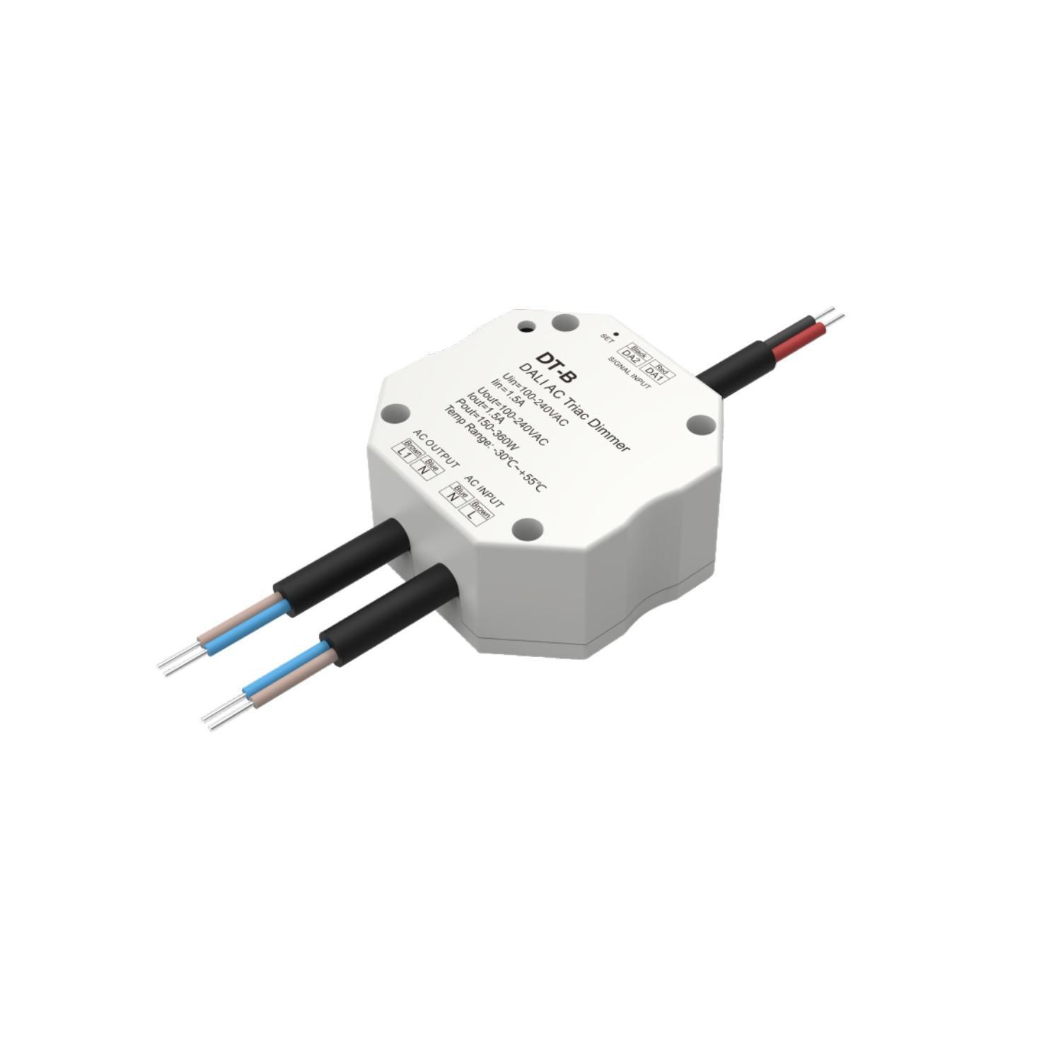 Variateur Interrupteur DALI a TRIAC 1 Canal Blanc
