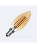 Ampoule LED Filament E14 4W 470 lm C35 Bougie Gold